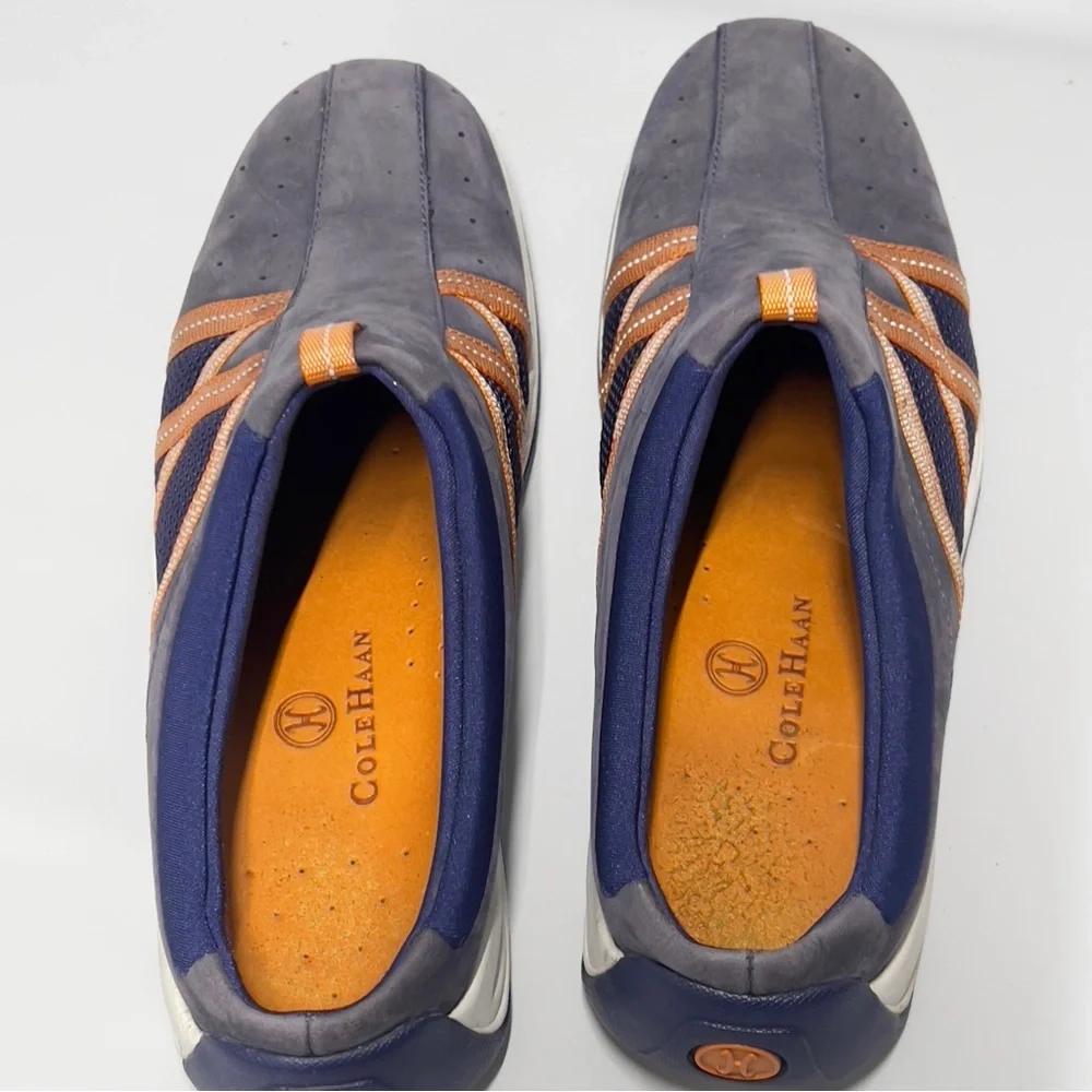COLE HAAN women’s Size Slip On Sneaker Mules Purple And Orange